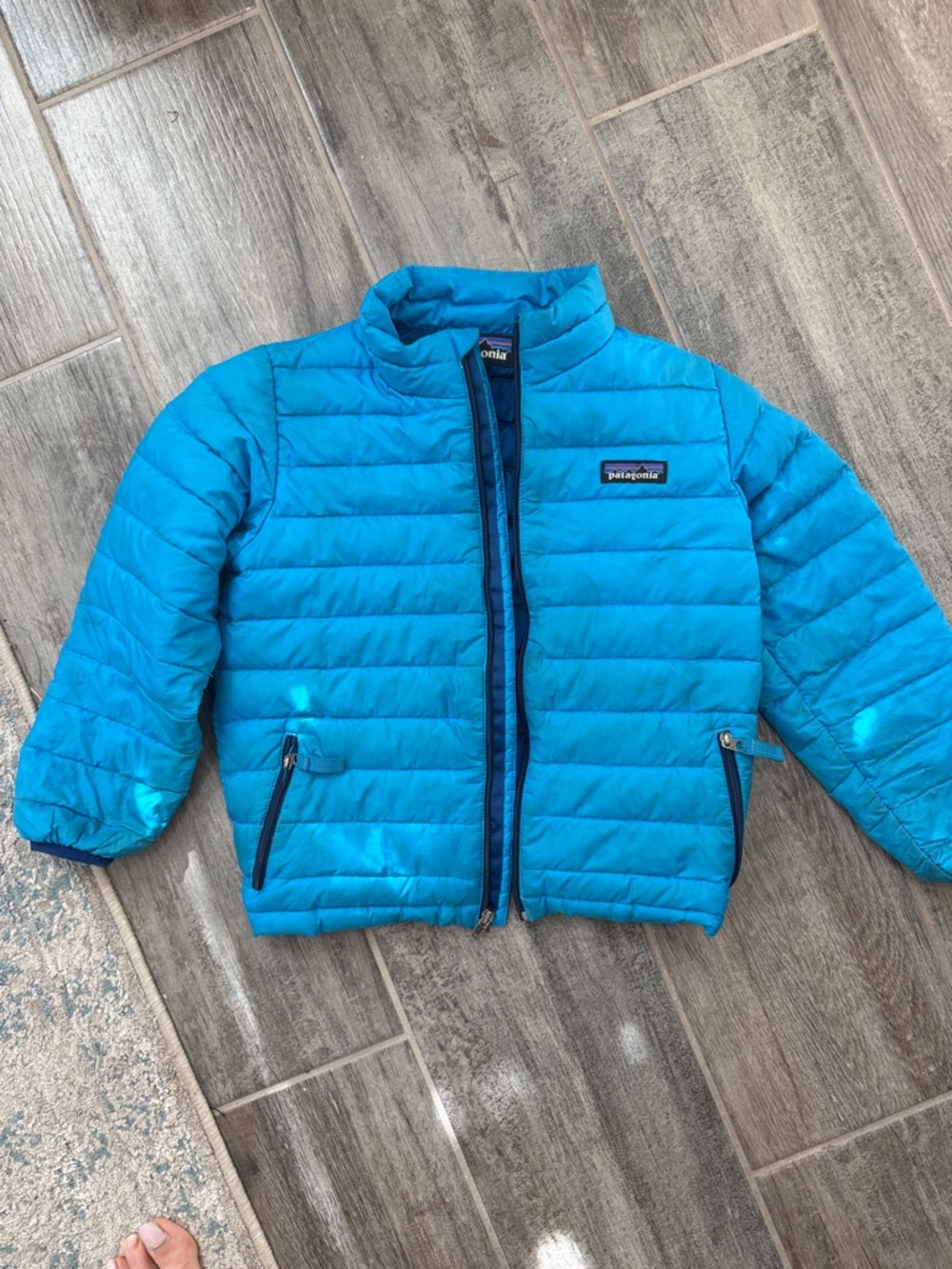 Patagonia Kids Puffer Jacket - Bright Turquoise Blue